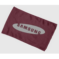 Budget Rally Terry Towel Hemmed 11x18 - Maroon (Imprinted)